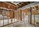Unfinished basement with exposed beams and framing offering a blank canvas for future customization at 1489 Kolb Ridge Sw Dr, Marietta, GA 30008