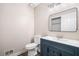 Updated bath features a sleek vanity, modern fixtures, and classic design at 1489 Kolb Ridge Sw Dr, Marietta, GA 30008