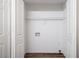 Walk-in closet with double doors features a single shelf and is ready for use at 1489 Kolb Ridge Sw Dr, Marietta, GA 30008