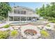 Beautiful backyard with pool, fire pit, and comfortable seating perfect for outdoor entertainment at 210 Little River Farms Trl, Canton, GA 30115