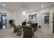 Home office with ample lighting, modern furnishings, and inviting decor at 210 Little River Farms Trl, Canton, GA 30115