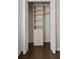 A walk-in closet provides ample storage space with drawers and shelves at 1260 Heards Ferry Rd, Sandy Springs, GA 30328