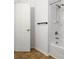Bright bathroom features a shower-tub combination with tile surround at 1620 Concord Meadows Dr, Smyrna, GA 30082