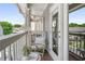 Cozy balcony with seating, perfect for relaxing outdoors at 2015 Liberty Nw Ct, Atlanta, GA 30318