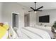 This spacious bedroom features a large TV and a cozy, inviting atmosphere at 2015 Liberty Nw Ct, Atlanta, GA 30318