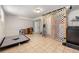 Basement area features tile flooring and finished features at 4361 Kimball Rd, Atlanta, GA 30331