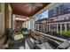 Inviting porch with comfortable seating and views of the complex architecture at 746 N Highland Ne Ave # 7, Atlanta, GA 30306