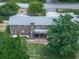Aerial view of the house with a backyard deck at 104 Cochran Ridge Rd, Dallas, GA 30157