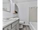 Bathroom with tub, toilet, and vanity at 104 Cochran Ridge Rd, Dallas, GA 30157