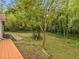 Expansive backyard with lush greenery and stone walkway at 1997 N Landing Way, Marietta, GA 30066