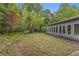 A peaceful view of backyard with natural surroundings at 1997 N Landing Way, Marietta, GA 30066
