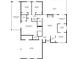 Floor plan of the house with labeled rooms and dimensions at 1997 N Landing Way, Marietta, GA 30066