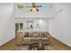 Sun-filled living area with vaulted ceilings, hardwood floors, and a cozy seating arrangement at 1997 N Landing Way, Marietta, GA 30066
