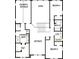 Second-floor plan featuring bedrooms, bathrooms, owner's retreat, and a utility area at 4720 Briscoe Dr, Cumming, GA 30028