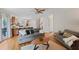 Open floor plan with a living room that flows into the kitchen at 5028 Winding Hills Ln, Woodstock, GA 30189