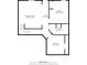 Basement floor plan featuring a recreation room, two additional bedrooms, a bath, and stairs at 1925 Piedmont Cove Ln, Cumming, GA 30040