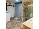 Bathroom featuring neutral-colored walls, patterned flooring, and basic fixtures at 2021 Moody Drive Southwest, Atlanta, GA 30315