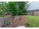 Backyard with a garden bed and some lawn space at 417 E College Ave # 102, Decatur, GA 30030