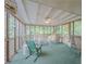 Enclosed porch offering ample seating, natural light, and serene views, perfect for relaxation and entertaining guests at 664 Mcburnette Ne Rd, Marietta, GA 30068