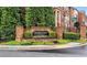 Buckhead Park at Lenox sign surrounded by lush greenery and manicured landscaping at 991 Sibley Ne Ln, Atlanta, GA 30324