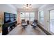Cozy sitting area with views through many windows and a door at 991 Sibley Ne Ln, Atlanta, GA 30324
