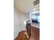 Elegant staircase showcasing hardwood floors and access to the main bedroom at 991 Sibley Ne Ln, Atlanta, GA 30324