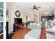Open living area with hardwood floors and easy access to kitchen and balcony at 351 Washington Ne Ave # 205, Marietta, GA 30060
