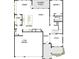 Detailed floor plan showcasing the layout of the first floor, including kitchen, Gathering room, and garage at 4835 Beechnut Circle, Cumming, GA 30028