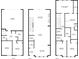 Floorplan showing the layout of a three-story home at 1106 Briar Cove Cir, Atlanta, GA 30329