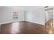 Bright living room showcasing hardwood floors and a large window at 3187 Abbeywood Dr, Decatur, GA 30034