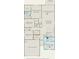 Detailed floor plan showcasing the layout of this single-Gathering home at 401 Village Ln, Fairburn, GA 30213