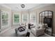 Inviting sitting room with comfortable armchairs and plenty of natural light at 5025 Savannah Run, Cumming, GA 30040