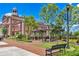 The Town Hall and community gathering space has brick construction with a park nearby at 392 Concord St, Alpharetta, GA 30009