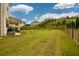 Lush backyard featuring a patio area, offering a peaceful outdoor escape at 4832 Stone Way Path, Buford, GA 30519