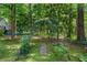 Charming backyard garden path with an arched trellis, creating a tranquil and inviting outdoor retreat at 763 Old Paper Mill Se Dr, Marietta, GA 30067