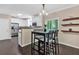 Bright breakfast nook with a modern light fixture and access to the updated kitchen at 2766 Stonecreek Se Rd, Smyrna, GA 30080