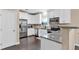 Beautiful kitchen with white cabinets, stainless steel appliances, and granite countertops at 2766 Stonecreek Se Rd, Smyrna, GA 30080