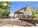 Large backyard with deck, pergola, and landscaped area at 355 Pintail Ct, Suwanee, GA 30024