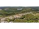 Great aerial view of the property with surrounding trees, shopping and convenience to interstate access at 117 Point View Dr, Canton, GA 30114
