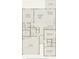 Layout showing Owner's Suite, Gathering Room, Kitchen, and two additional bedrooms, two car garage, and patio at 470 Village Ln, Fairburn, GA 30213