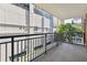 Spacious balcony offering outdoor views and fresh air at 620 Peachtree Ne St # 403, Atlanta, GA 30308