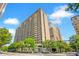 High-rise apartment building with balconies, showcasing urban living and architecture at 620 Peachtree Ne St # 403, Atlanta, GA 30308