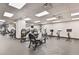 Gym featuring cardio machines, weight machines, and free weights on a rubber floor at 620 Peachtree Ne St # 403, Atlanta, GA 30308