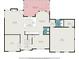 A floor plan depicting the first floor, showing the layout and dimensions of the rooms at 1198 Larson Sw Ln, Marietta, GA 30064