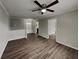 Spacious living room with new flooring, neutral walls, and great natural light at 2550 Stoney Brook Ne Ln, Marietta, GA 30062