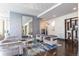 Comfortable lobby with stylish chairs, a large mirror, and modern decor in a well-lit space at 4561 Olde Perimeter Way # 2102, Atlanta, GA 30346