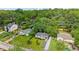 Aerial view of a cozy neighborhood featuring single-story homes and lush green trees at 1605 Wellswood Se Dr, Atlanta, GA 30315