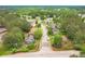 Aerial view of the community with lush greenery and well-maintained homes at 285 Turtle Rock Pl, Acworth, GA 30101