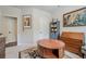 This bedroom features antique furniture and a black, floral rug at 285 Turtle Rock Pl, Acworth, GA 30101