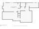 Basement floor plan showing an unfinished basement offering potential for customization at 3780 Bays Ferry Way, Marietta, GA 30062